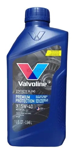 15W40 SEMI-SINTETICO VALVOLINE API SP PREMIUM PROTECTION BLEND 1LT