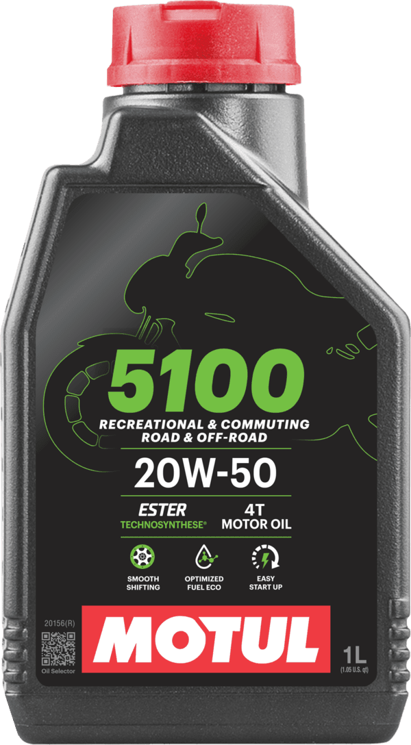 20W50 5100 4T MOTO SEMI-SINTETICO MOTUL 1LT