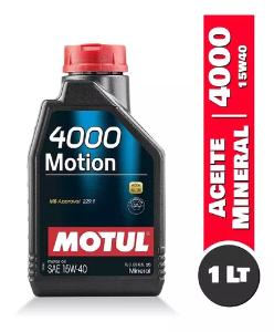 15W40 4000 MOTION MINERAL 5L LITRO MOTUL